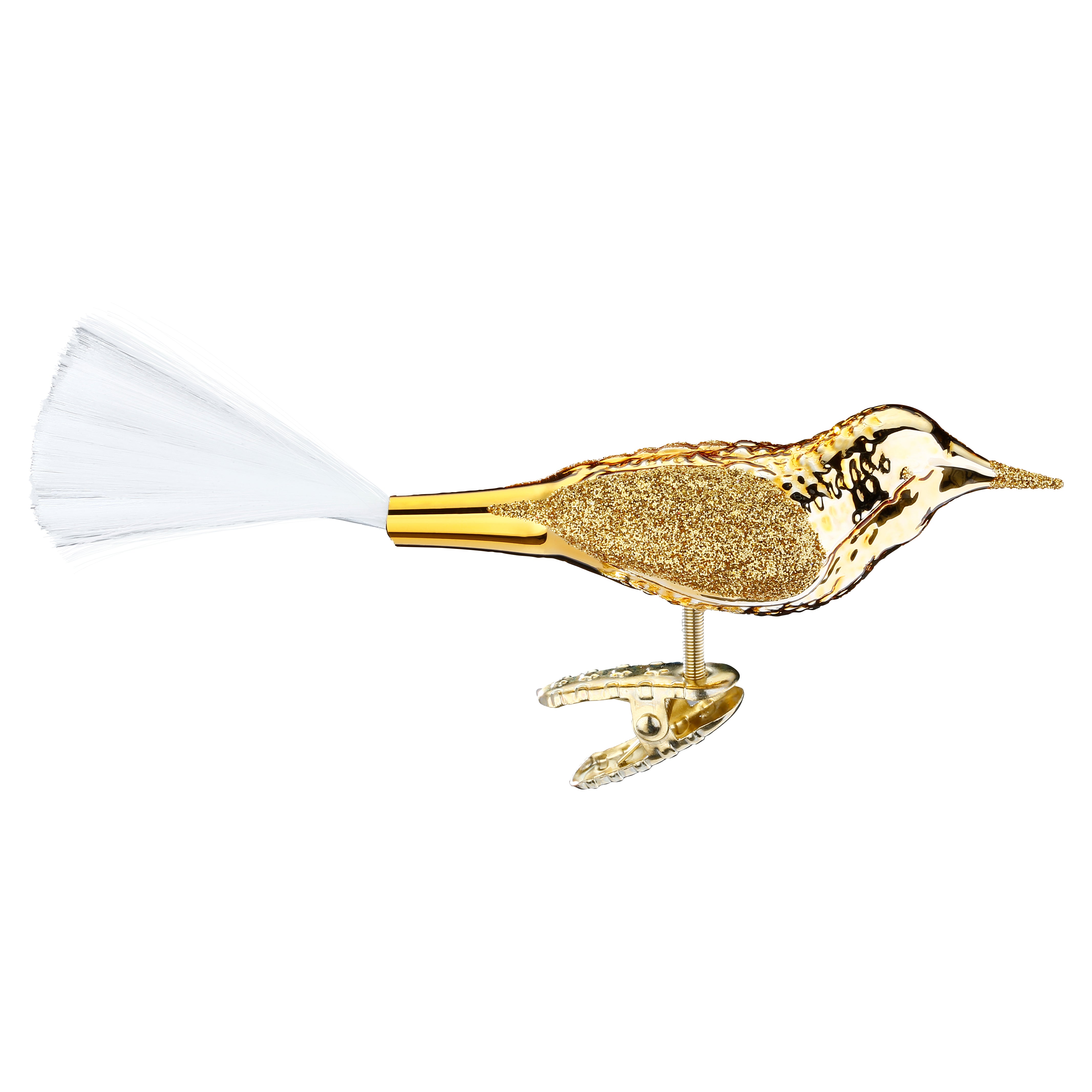 Clip bird, bird, inca gold shine, 10.0cm