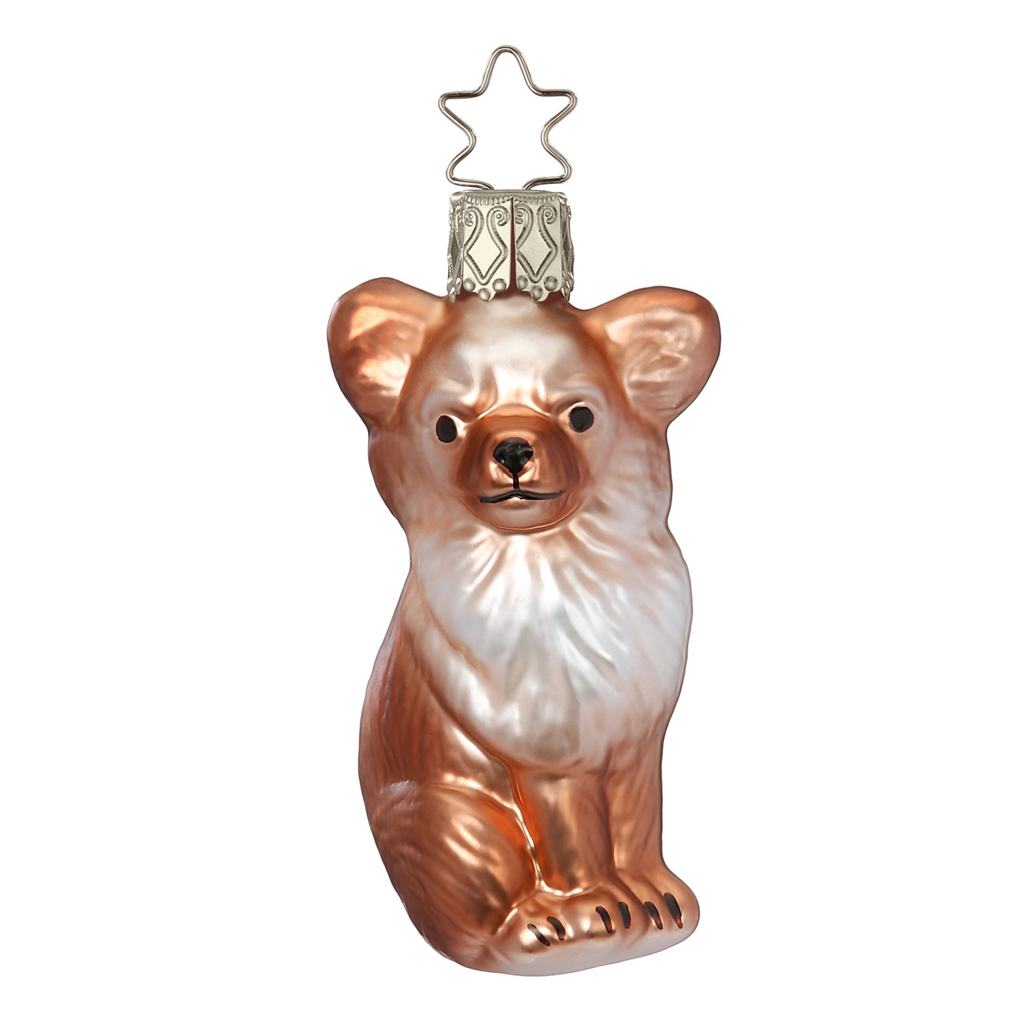 Glass ball pendant Chihuahua, 8.0cm