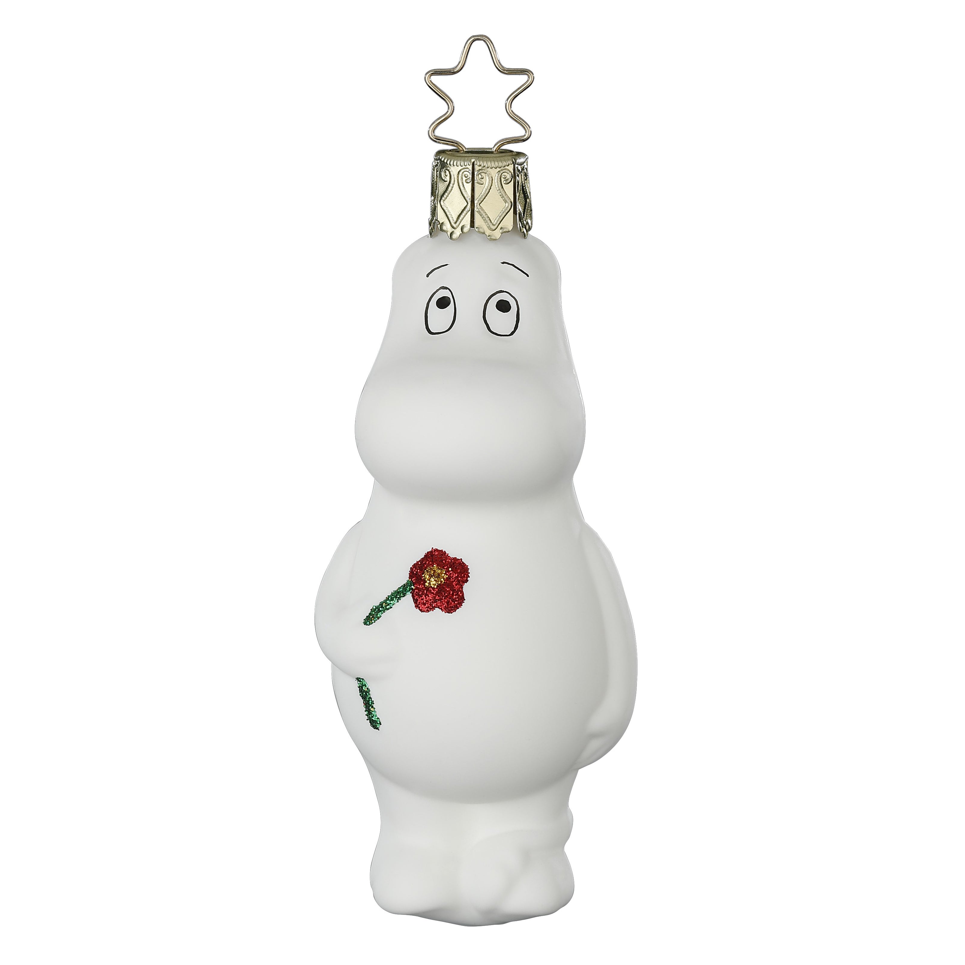 Glaskugel Anhänger Moomin, 9,5cm Serie Moomin