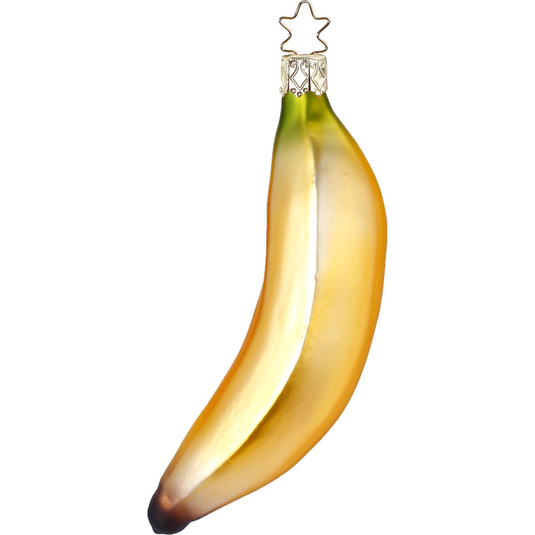 Glaskugel Anhänger Banane, 13,0cm