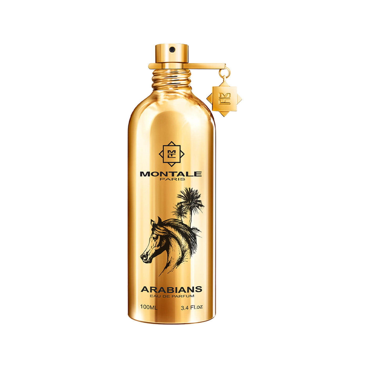 Arabians von Montale – intensiver, orientalischer Duft mit Leder, Aoud und Amber. 100 ml Flakon in glänzendem Gold. Jetzt erhältlich bei 4D OUTFITTERS.