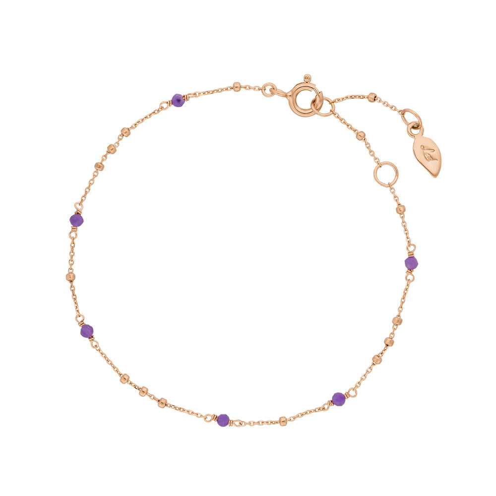 Armkette-Flying-Gems-Amethyst-18-K-Rosegold-vergoldet-_-ab2213-ay