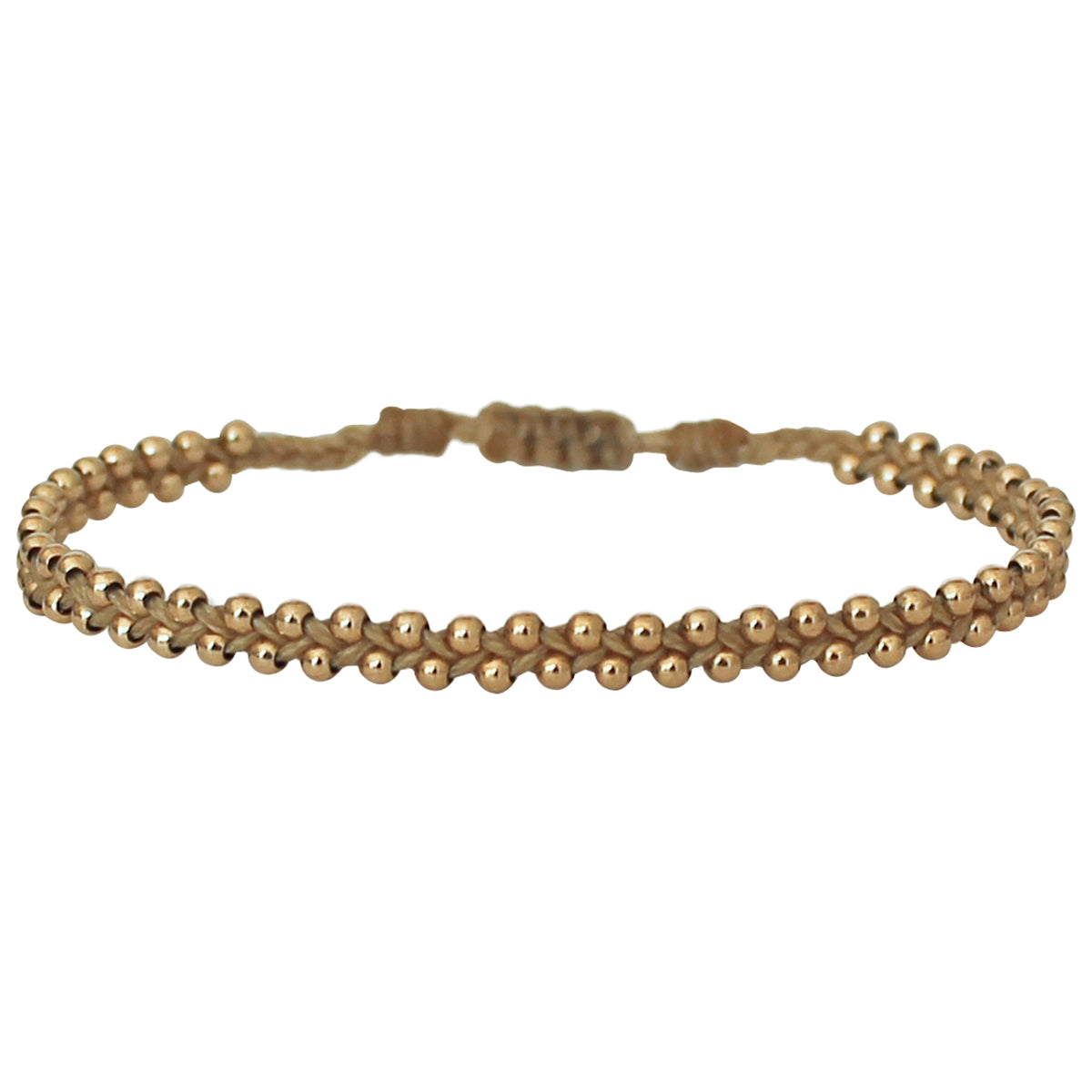 Woman's bracelet Trenza gold