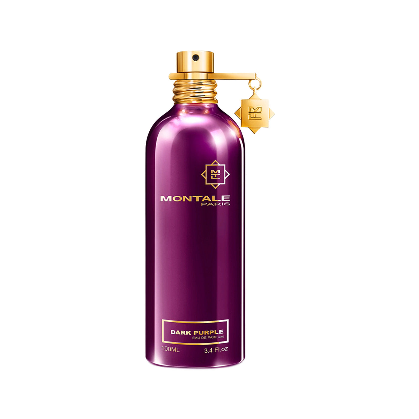 Dark Purple von Montale – sinnlicher Damenduft mit Pflaume, Rose und Moschus. 100 ml Flakon in glänzendem Lila. Jetzt bei 4D OUTFITTERS erhältlich.