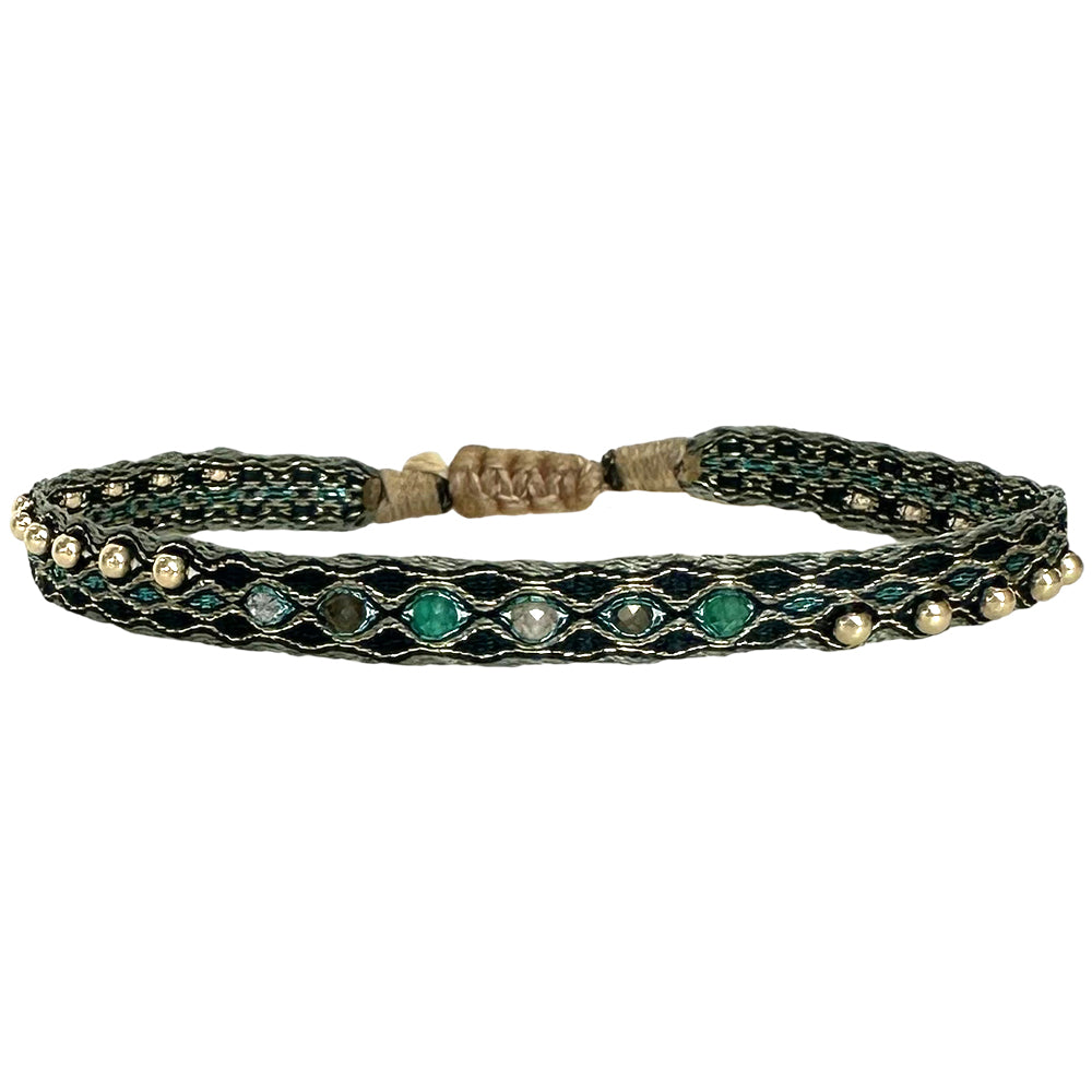 Woman's Armband Majestic, green