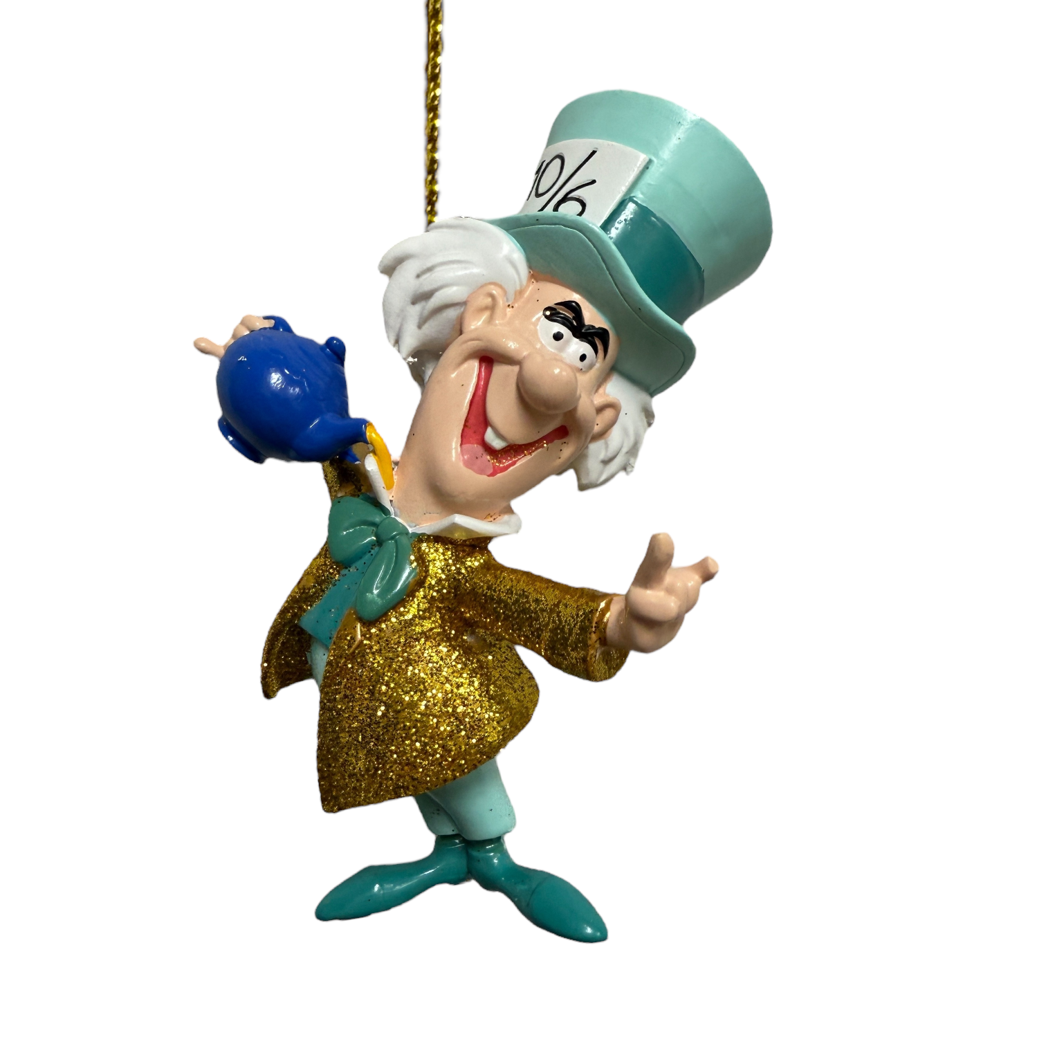 Mad Hatter Weihnachtsanhänger aus Resin