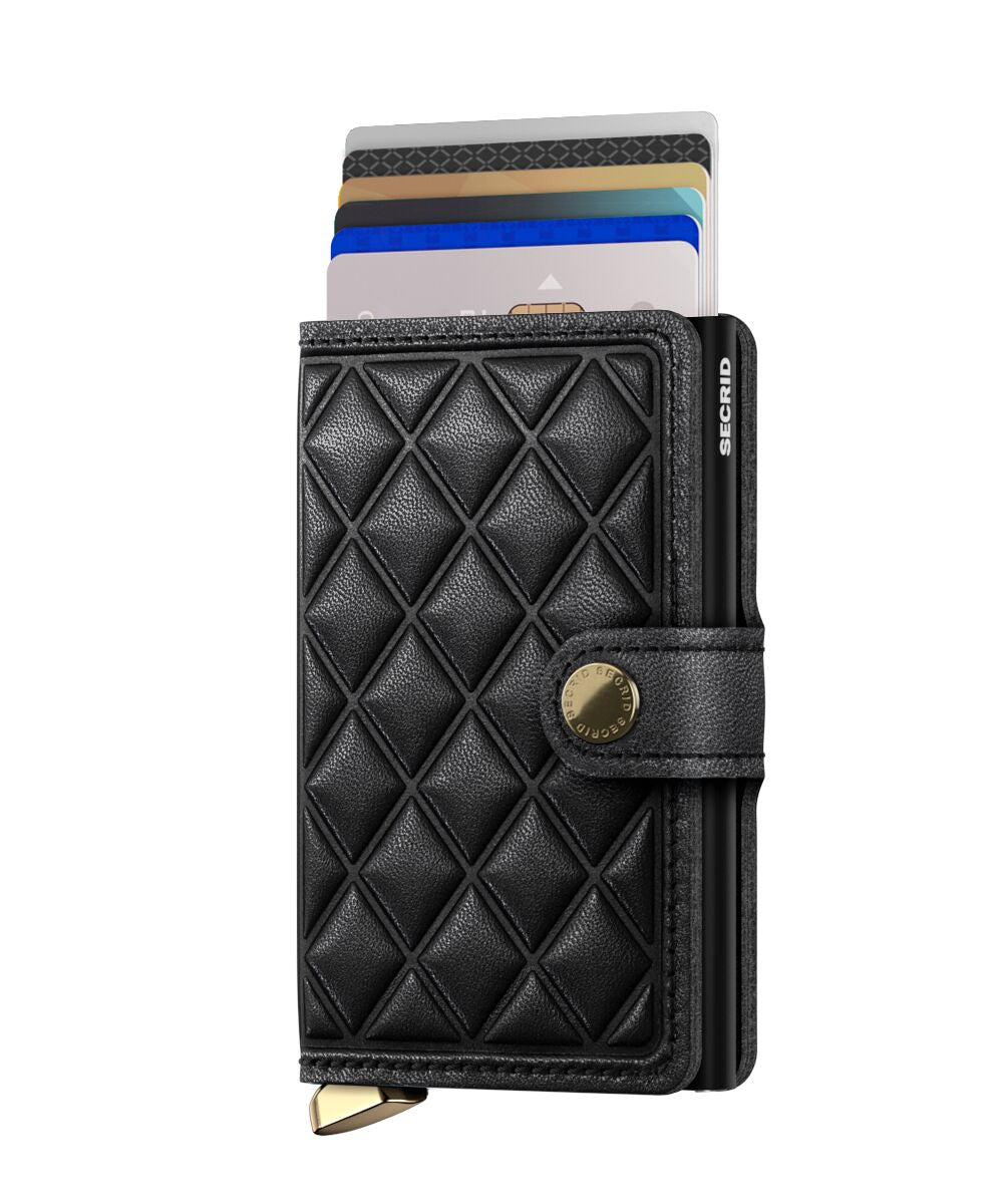 Secrid Premium Miniwallet Emboss Diamond Black Inox