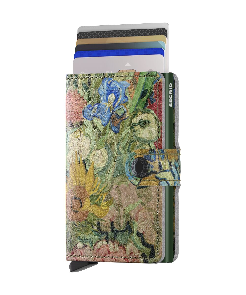 Secrid Art Collection Miniwallet Flowers Bouquet, Van Gogh