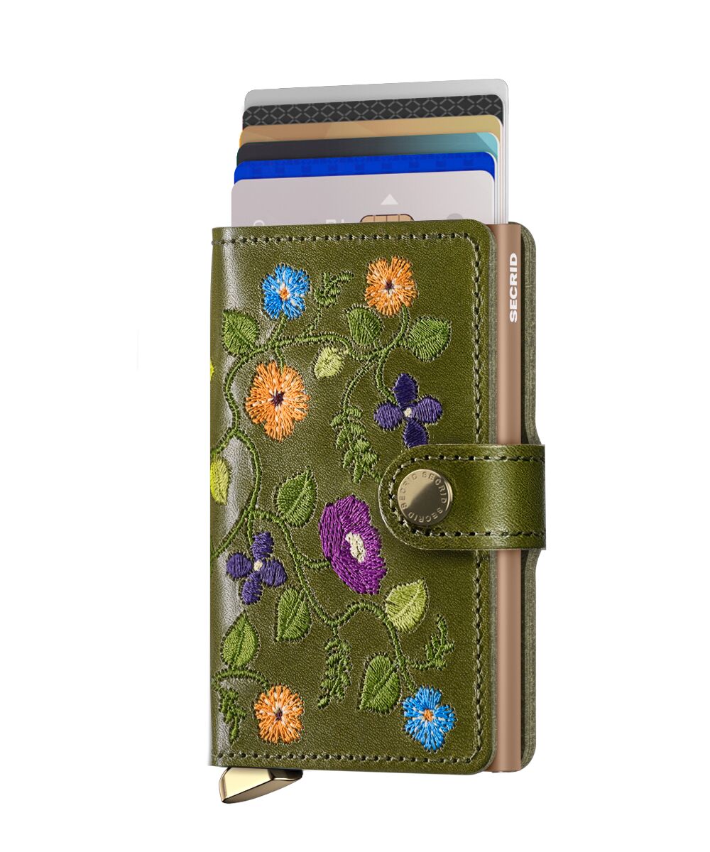 Secrid Premium Miniwallet Stitch Floral