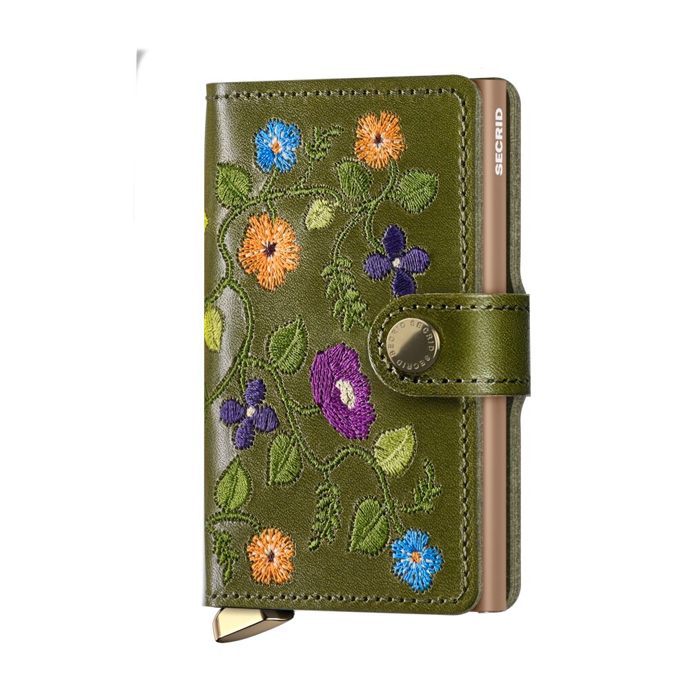 Secrid Premium Miniwallet Stitch Floral