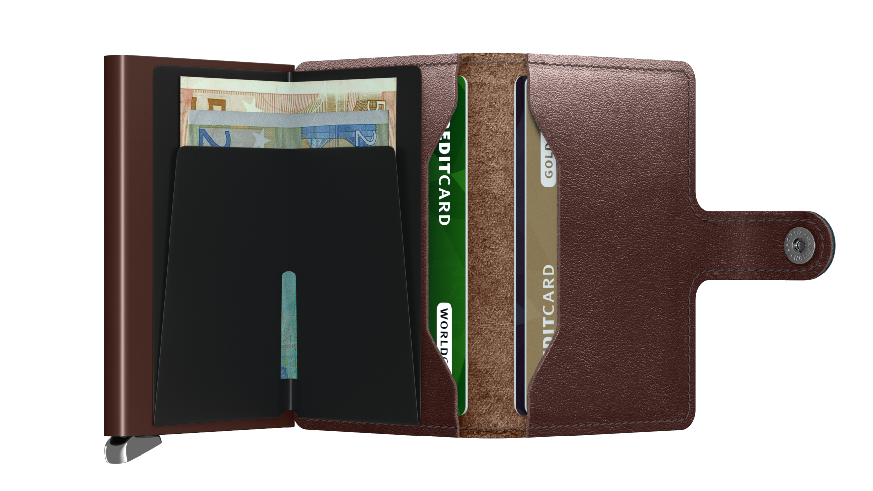 Secrid-Premium-Miniwallet-Dusk-Dark-Brown-Open