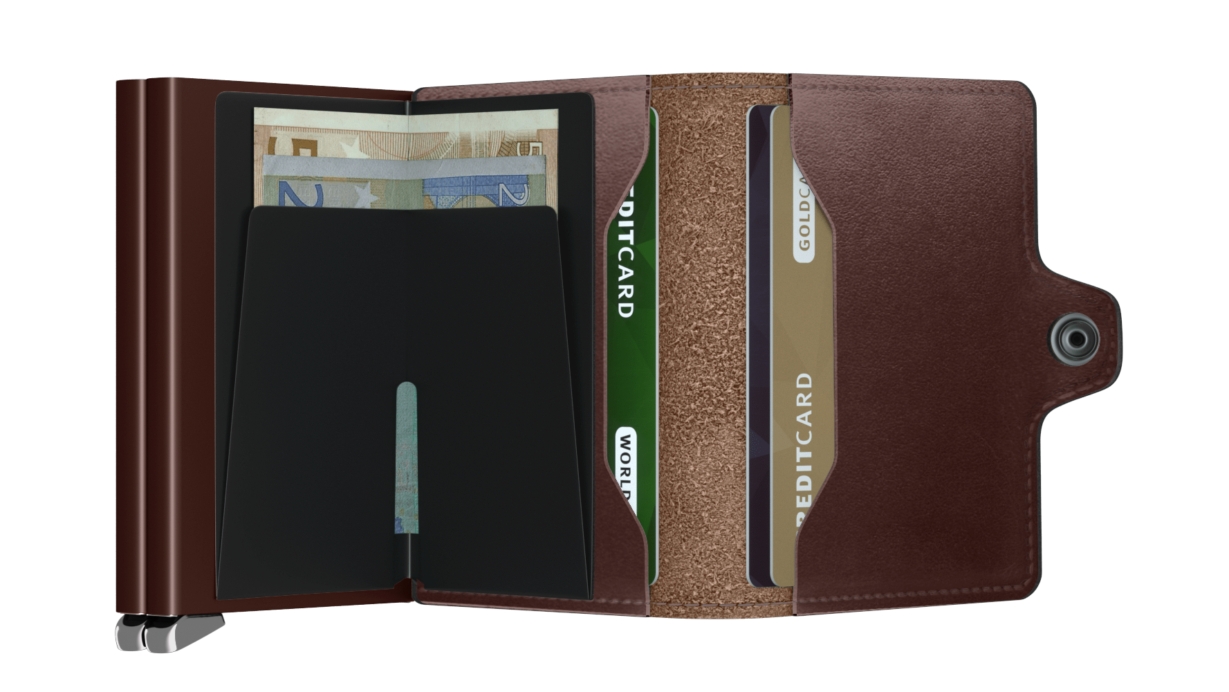 Secrid-Premium-Twinwallet-Dusk-Dark-Brown-Open