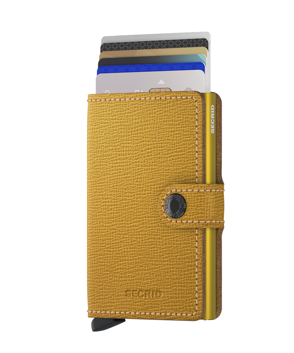 Secrid_Miniwallet_Crisple_Ochre_Front_Cards