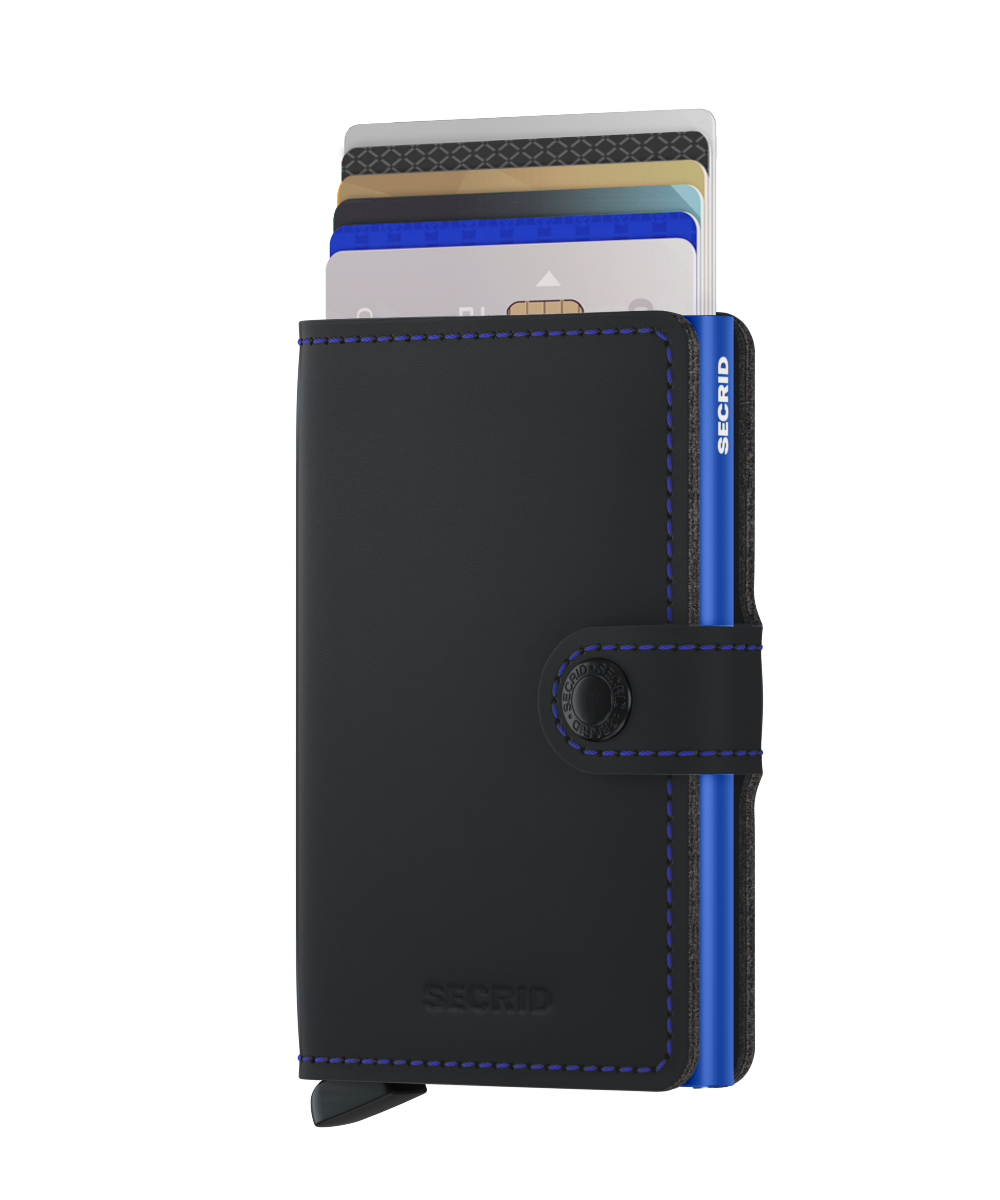 Secrid_Miniwallet_Matte_BlackBlue_Front_Cards