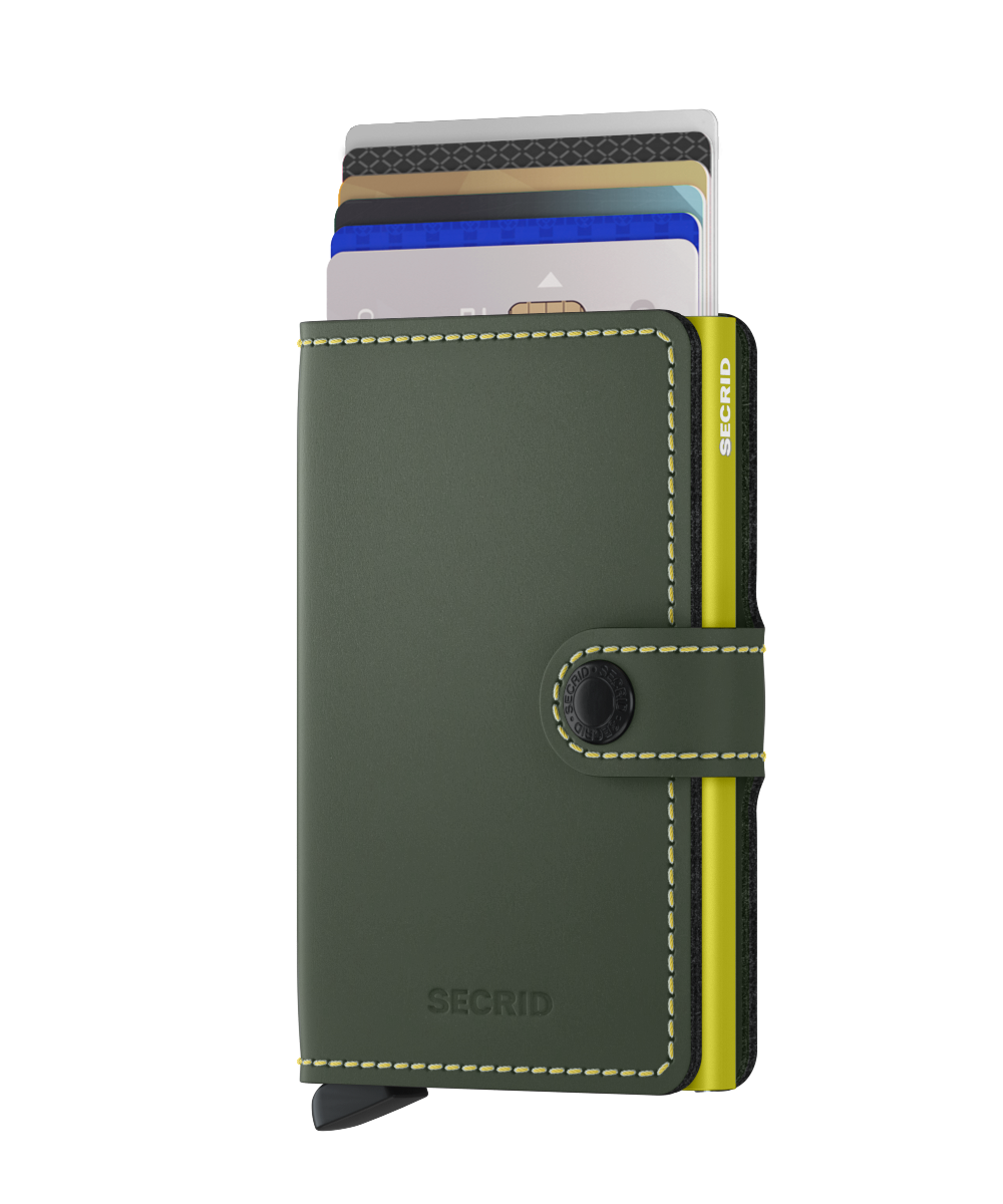 Secrid_Miniwallet_Matte_GreenLime_Front_Cards