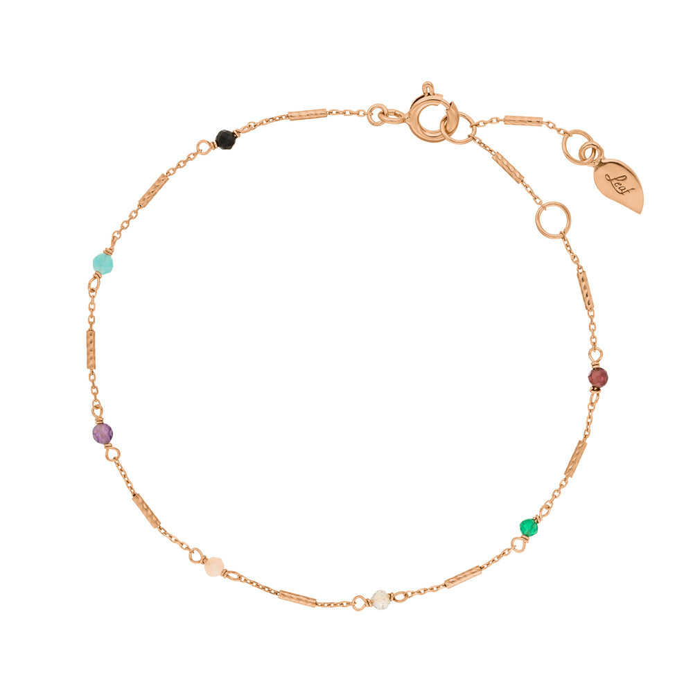 Armkette-Tiny-Multi-Gems-18-K-Rosegold-vergoldet-_-ab9212-mix