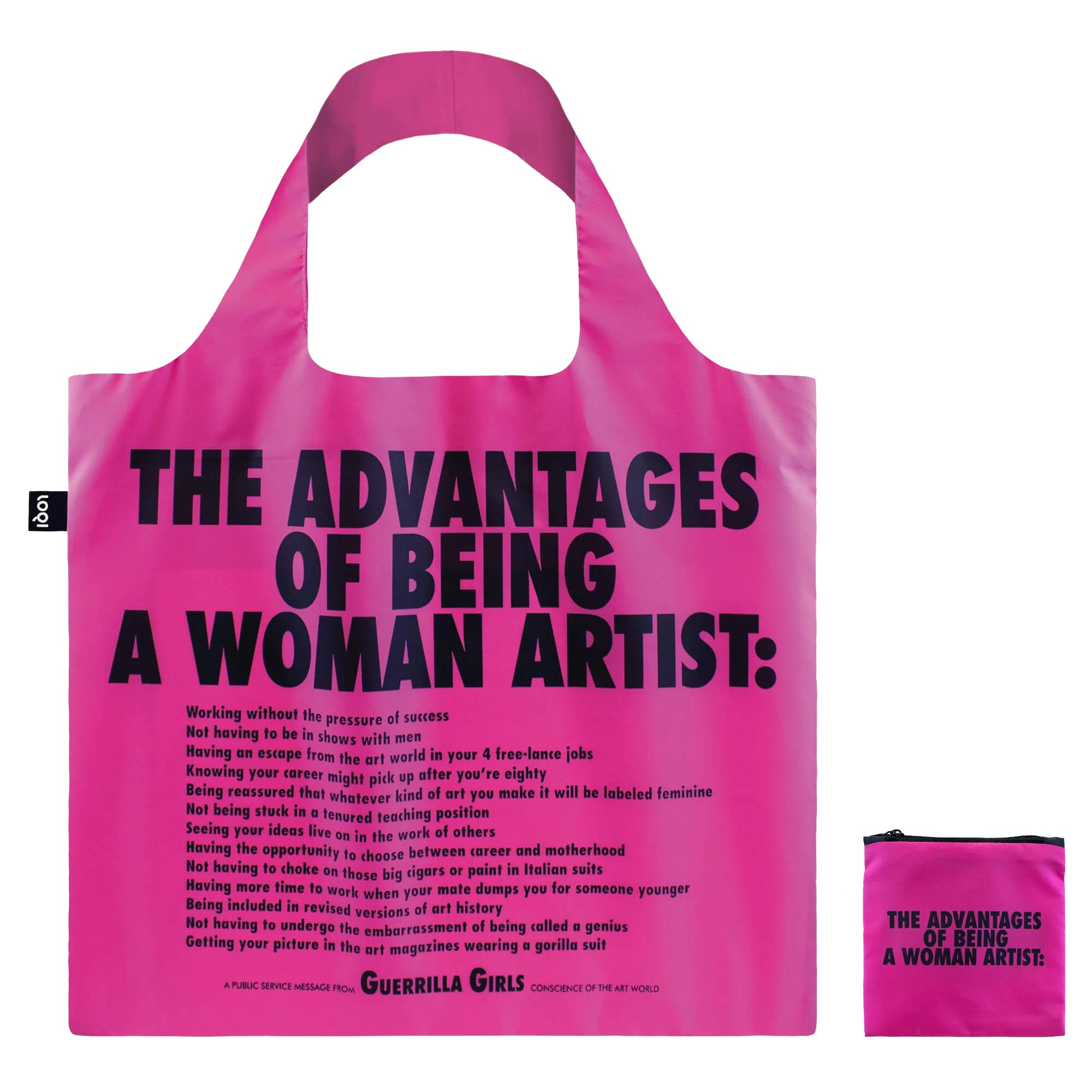 GG-AW-LOQI-tate-guerrilla-girls-the-advantages-of-being-a-woman-artist-recycled-bag-with-zip-pocket-front-RGB_2048