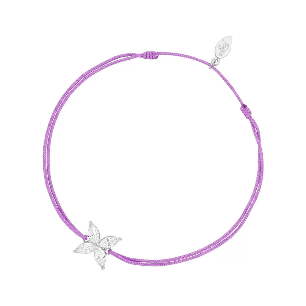 Gluecksbaendchen-Leaf-Flower-925-Sterlingsilber-Violett-_-ab2143-violett