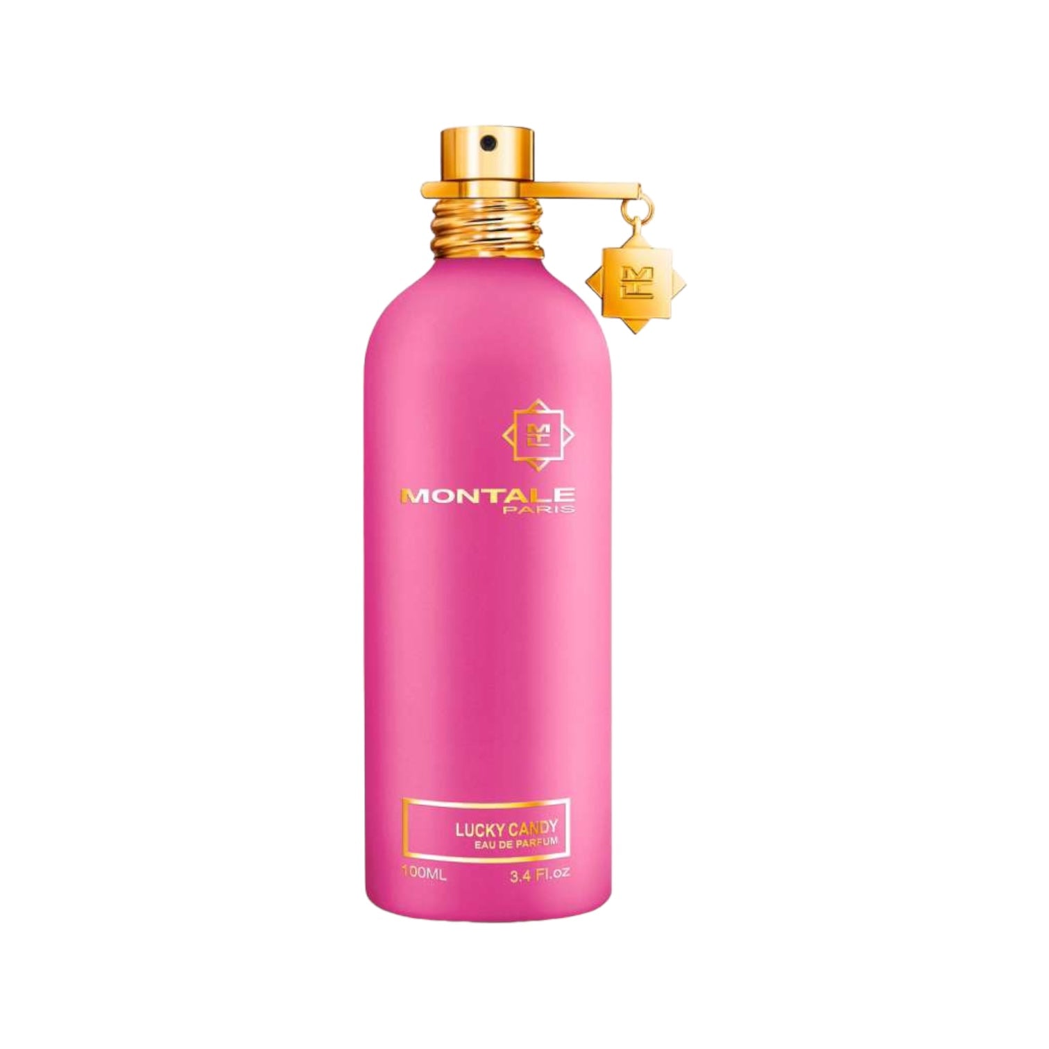 Lucky Candy von Montale – süßer Gourmand-Duft mit Marshmallow, Vanille und Karamell. 100 ml Flakon in mattem Pastellrosa. Jetzt bei 4D OUTFITTERS.