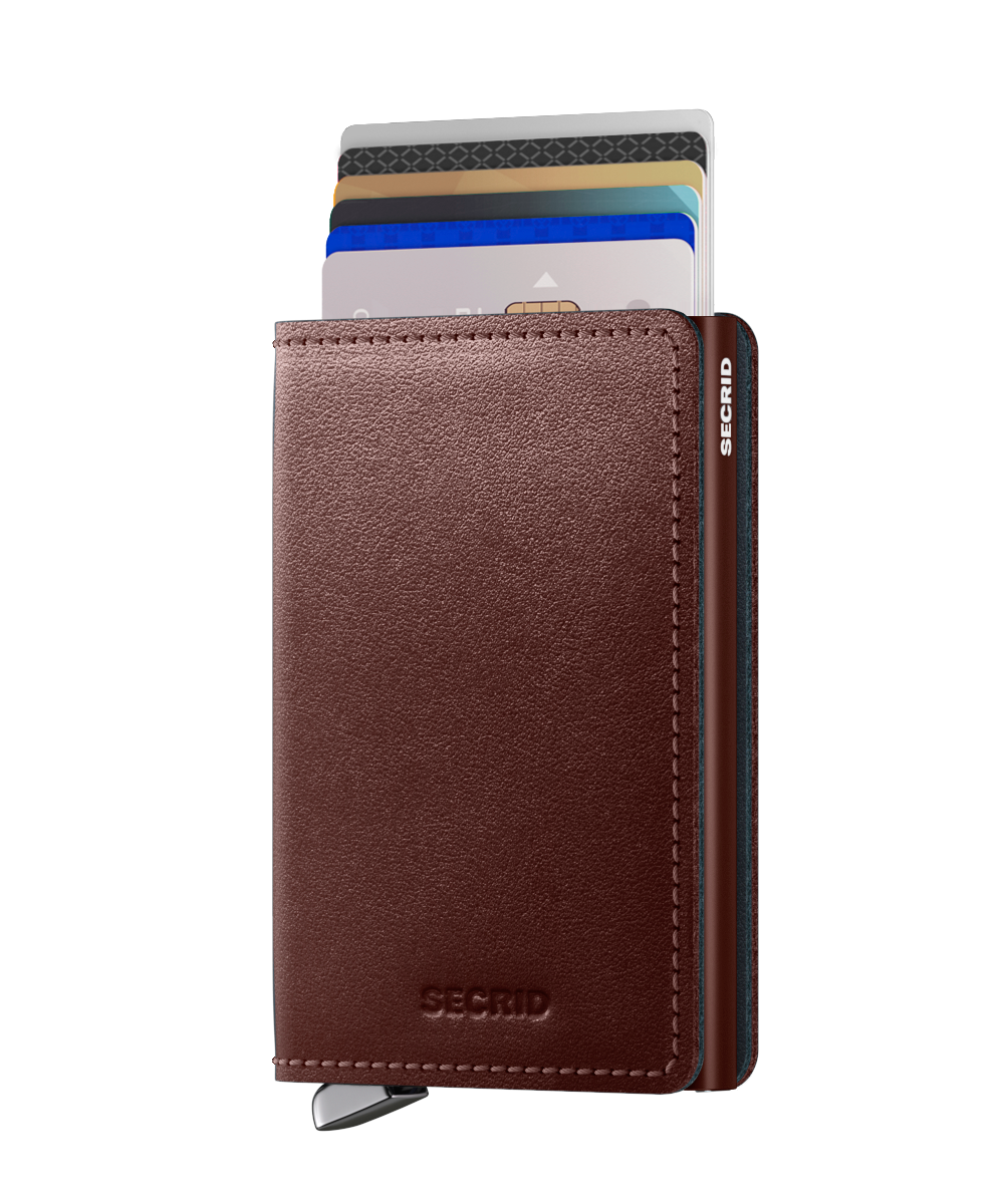 Secrid-Premium-Slimwallet-Dusk-Dark-Brown-Front-Cards