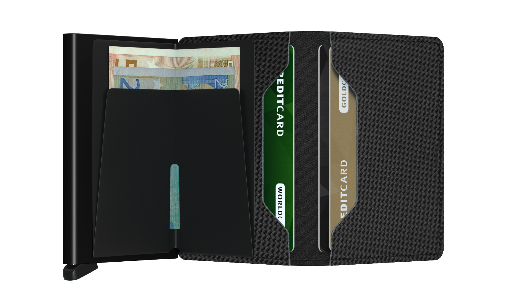 Secrid_Slimwallet_Carbon_Black_Open