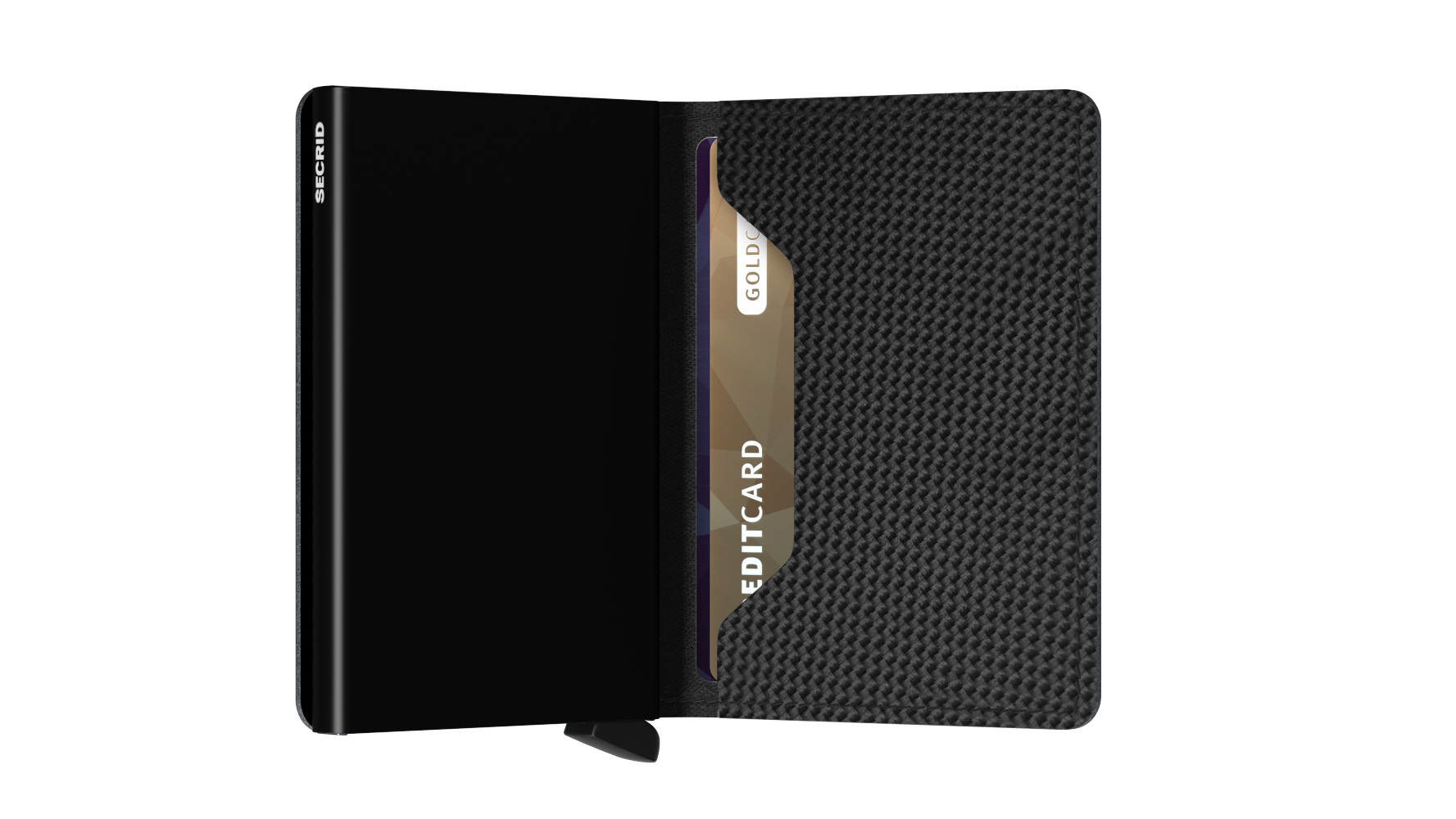 Secrid_Slimwallet_Carbon_Black_Semi_Open