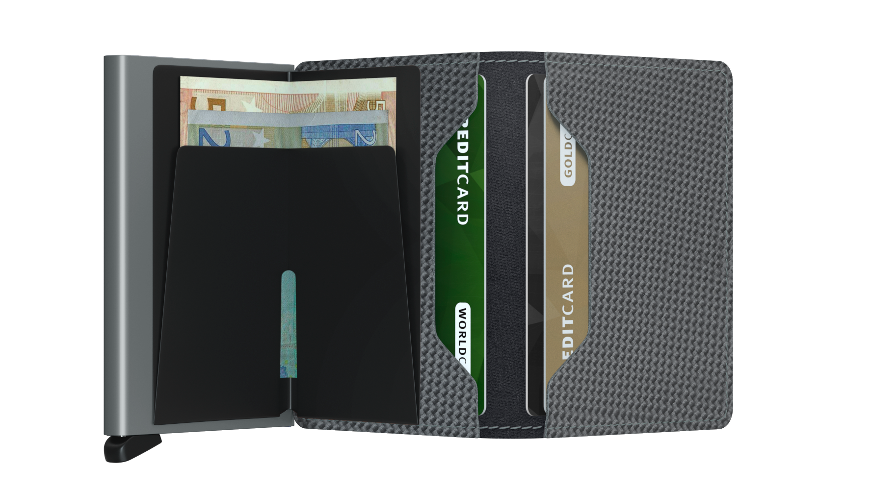 Secrid_Slimwallet_Carbon_Cool_Grey_Open