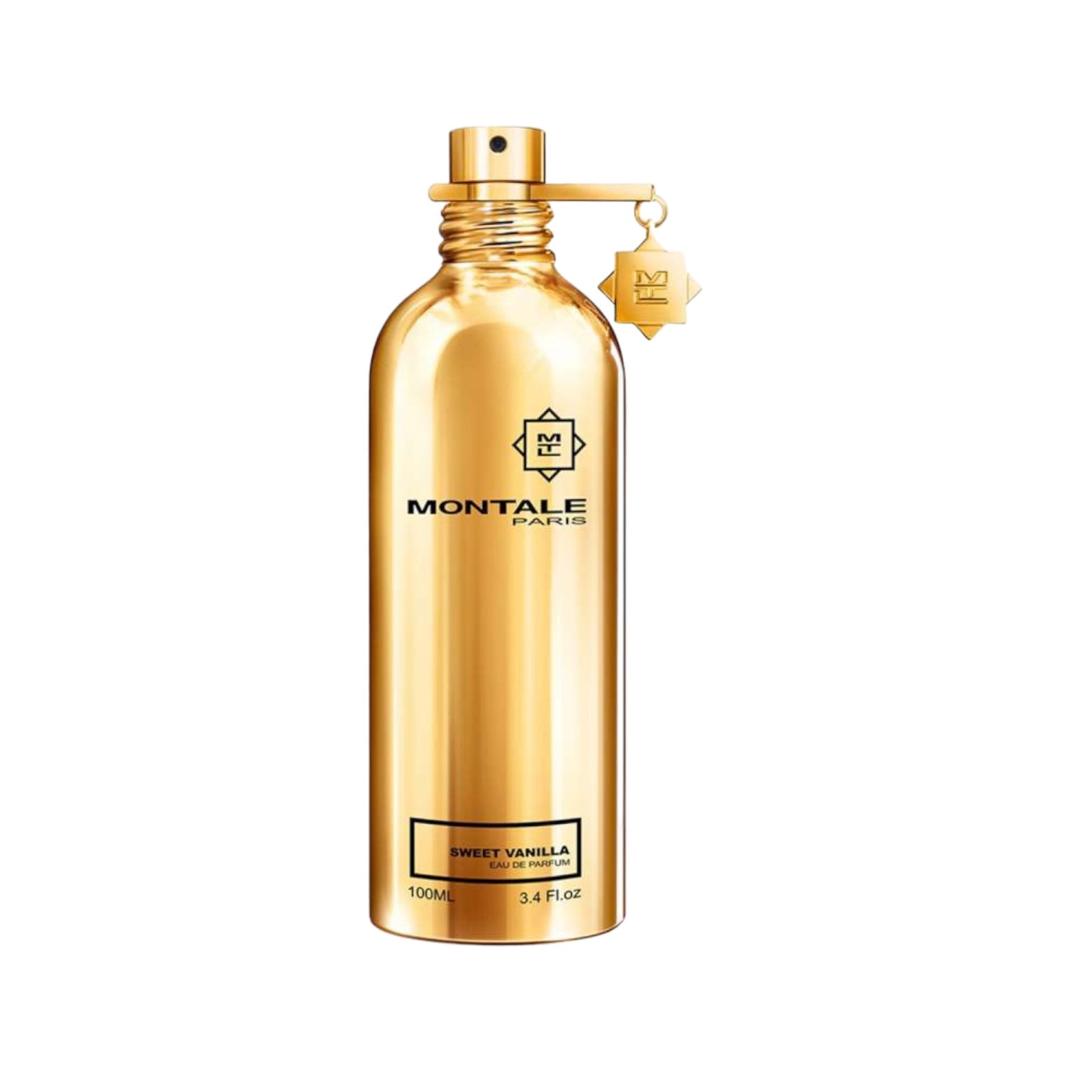 Montale Sweet Vanilla – Luxusparfum mit warmer Madagaskar-Vanille und fruchtigen Aprikosennoten, verpackt in einem eleganten goldenen Flakon. Ein süßer, sinnlicher Duft für Damen und Herren bei 4D OUTFITTERS.